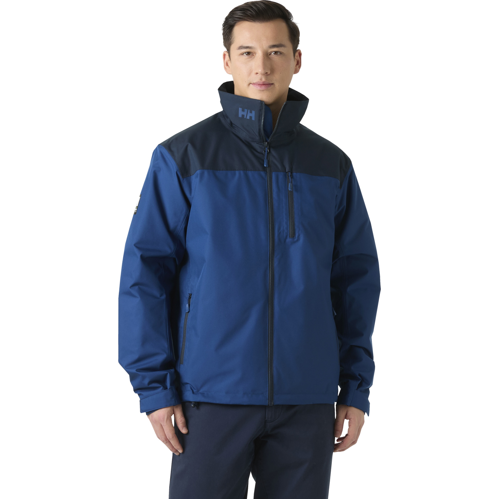 2026 Helly Hansen Mens Crew Midlayer Jacket 2 34444 - Dark Blue